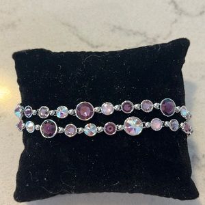 Touchstone Crystal Purple Glam bracelet